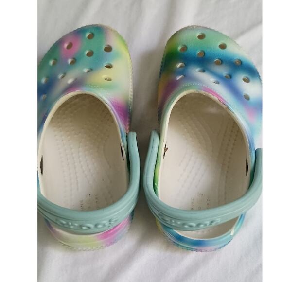 Crocs Classic Clogs Tie Die Size C7 - Picture 7 of 11